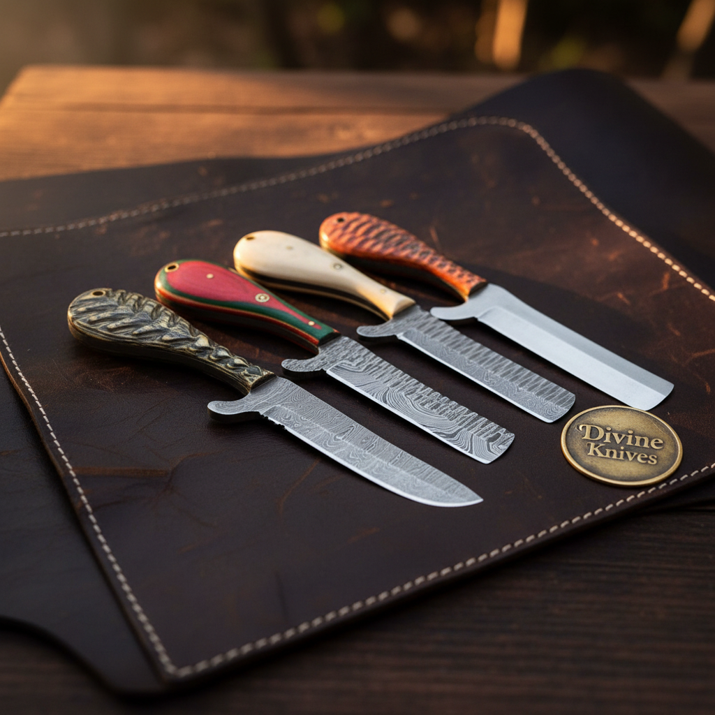 Multi-Material Bull Cutter Set with Five Distinct Handle Types