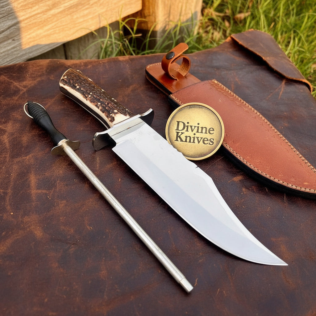 Stag handle knife