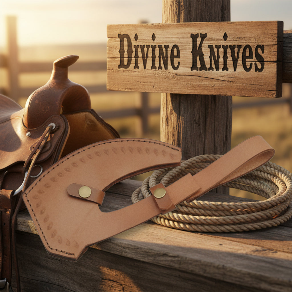 Far Sight Damascus Bearded Axe with Wood Grain Damascus Head