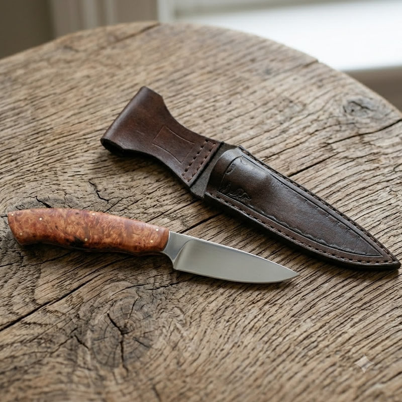 Premium Caping Knife with Leather Sheath | USA | Divine Knives
