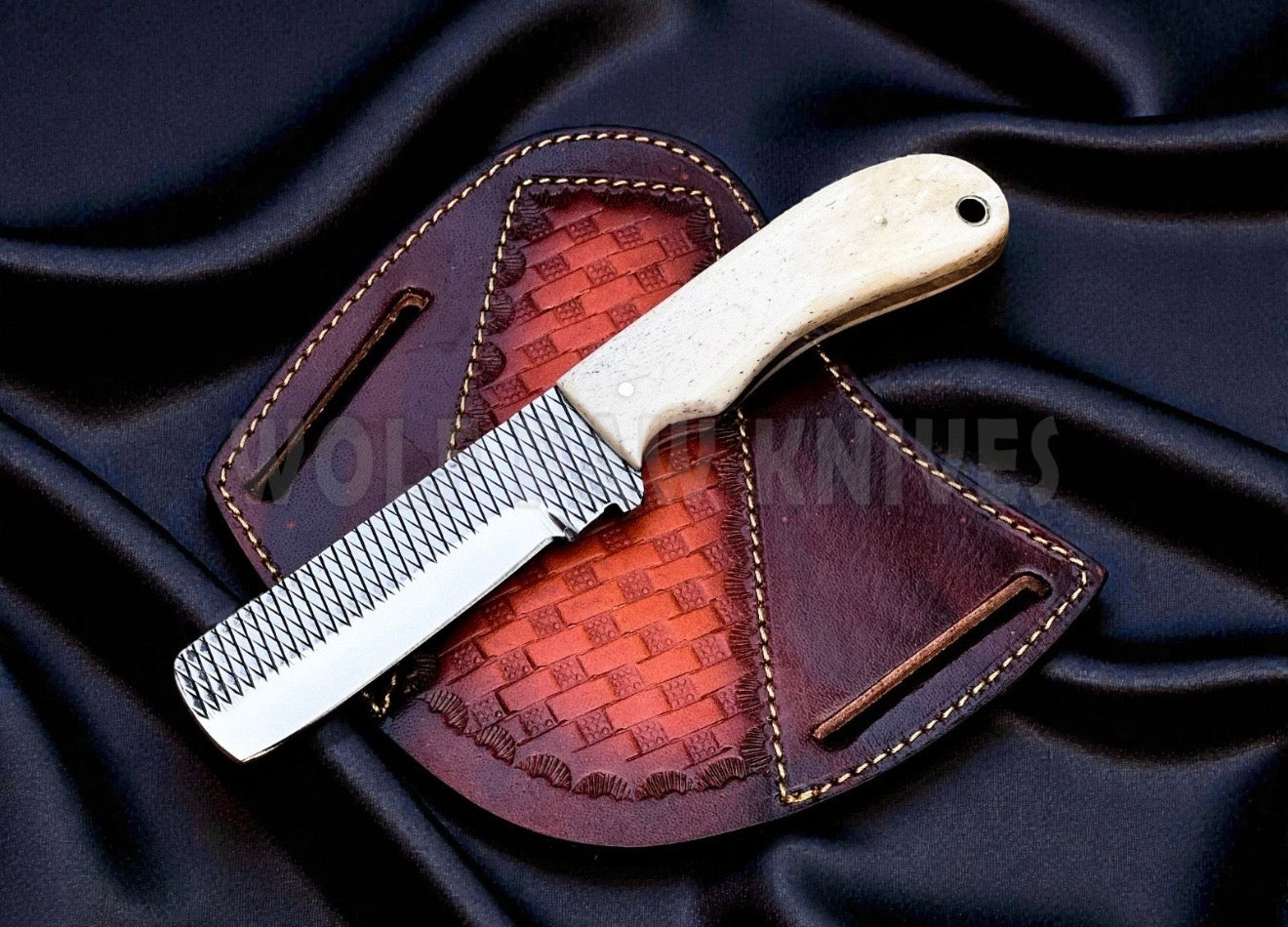 Rasp Steel Bone Bull Cutter Knife for Ranch and Camp Work