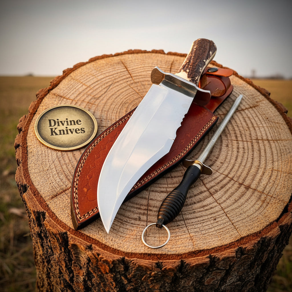 Stag handle knife