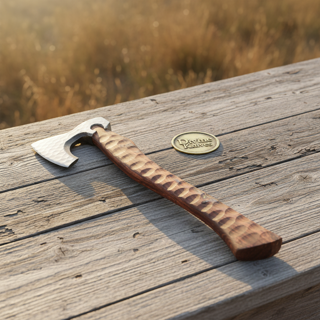 Timber Dragon Carbon Steel Axe — Hand-Forged Hatchet