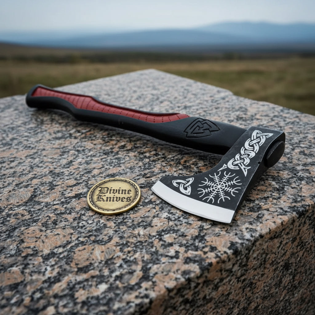 Skeggøx Set — Viking Axe with Hand-Engraved Runes