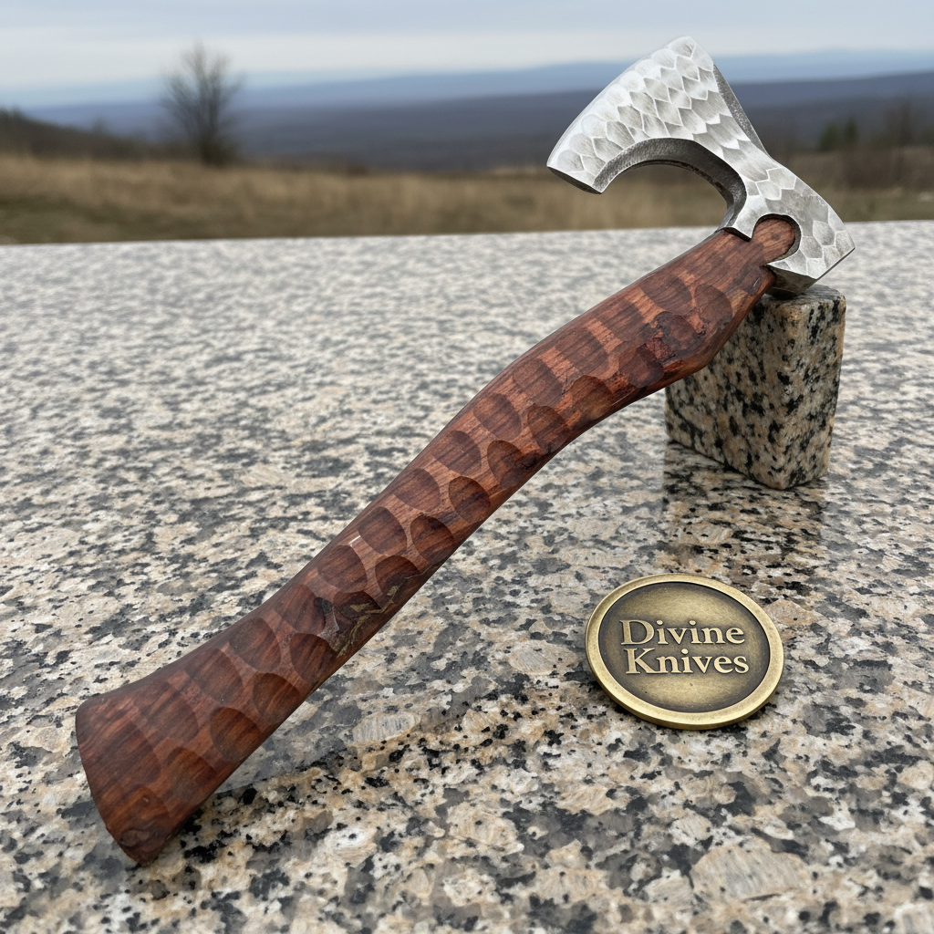Timber Dragon Carbon Steel Axe — Hand-Forged Hatchet