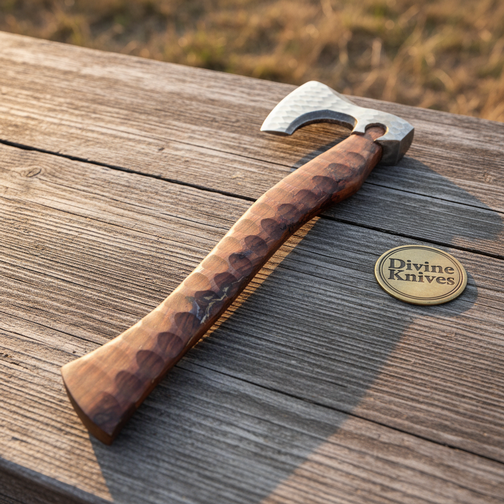Timber Dragon Carbon Steel Axe — Hand-Forged Hatchet